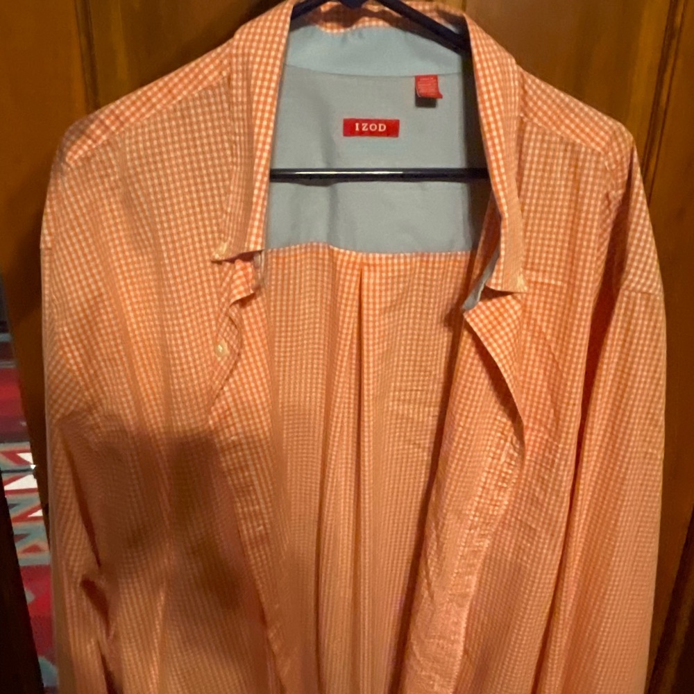 Long sleeved casual button down shirt